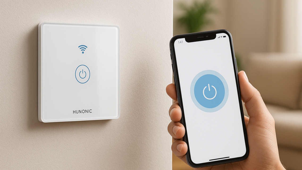 công tắc wifi hunonic công tắc wifi hunonic
