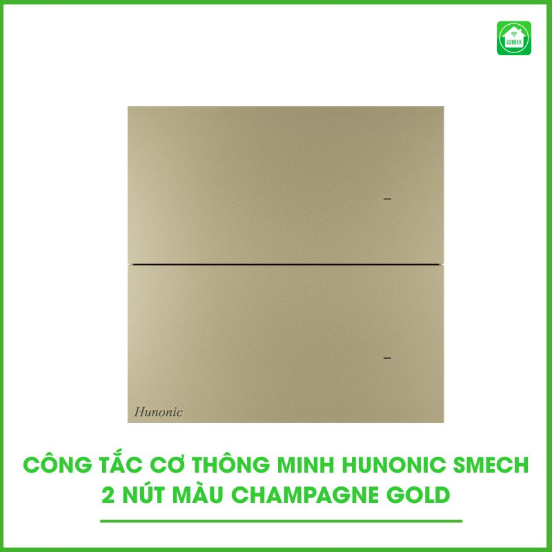 Công Tắc Cơ Thông Minh Hunonic Smech 16 cong tac co hnn smech vang 2 nut 1