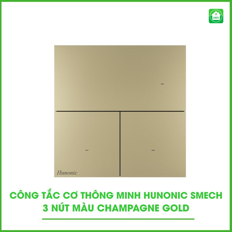 Công Tắc Cơ Thông Minh Hunonic Smech 17 cong tac co hnn smech vang 3 nut 1