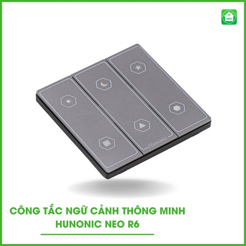 Công tắc ngữ cảnh thông minh Hunonic NEO R6 6 cong tac ngu canh thong minh2