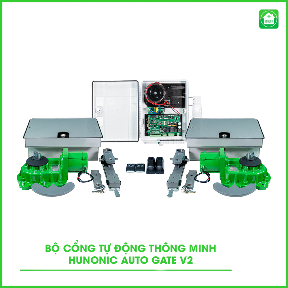 Cổng Tự Động Hunonic Auto Gate V2 (Bộ 2 motor)