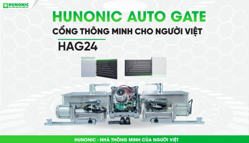 Cổng Tự Động Thông Minh Hunonic Auto Gate - Mở Cổng Qua 4G 12 Giới thiệu sản phẩm Cổng tự động Hunonic Auto Gate