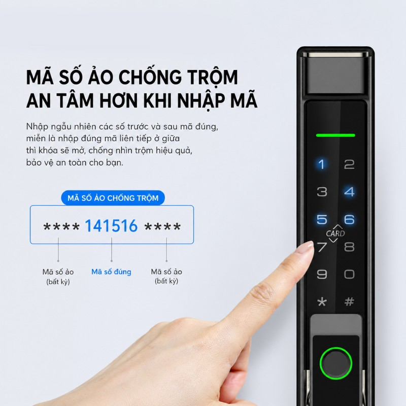 Khoá thông minh cửa gỗ TDL 21 14 18