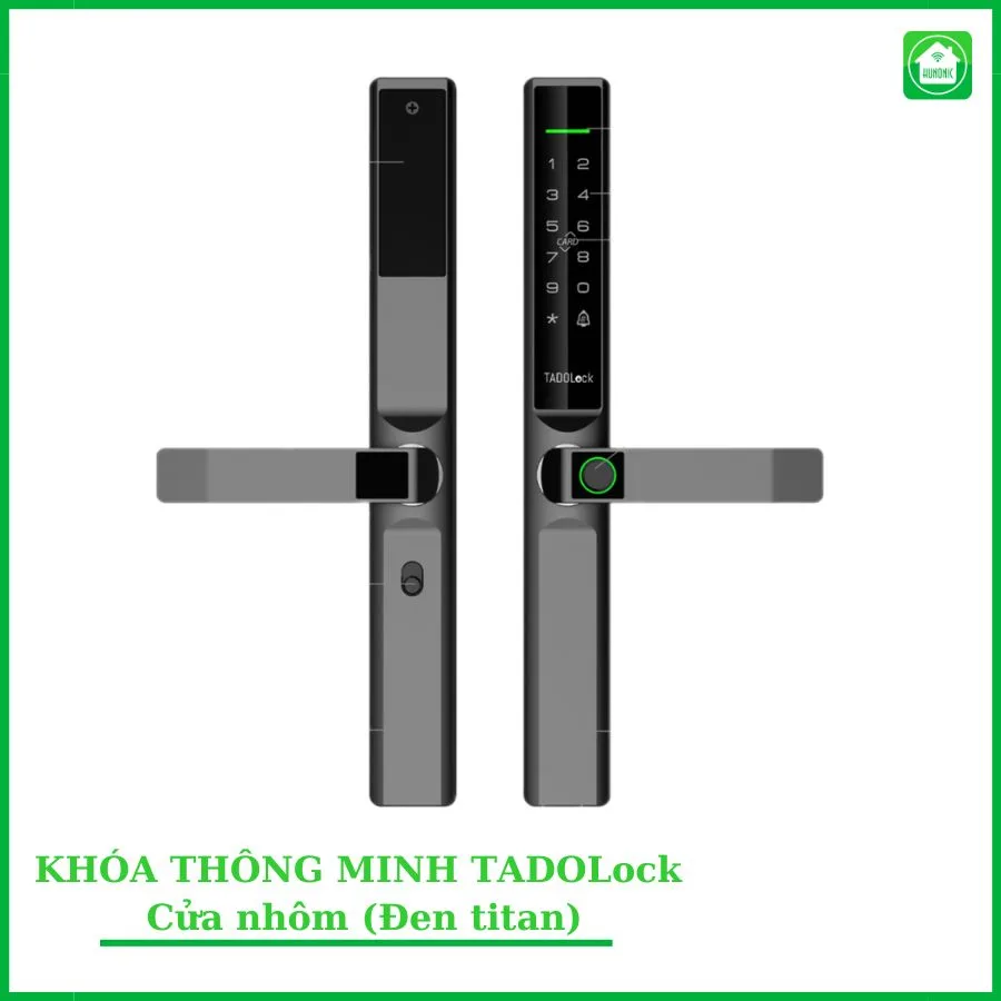 KHÓA THÔNG MINH TADOLock Cửa nhôm (Đen titan)
